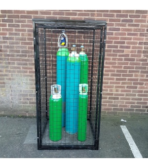 Gas Cylinder Cage with Different Cylinders