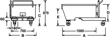 Tipping Skip Diagram